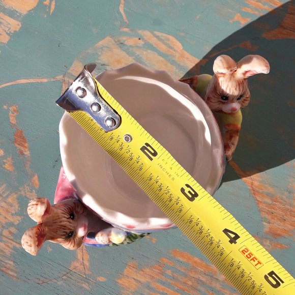 Vintage Ceramic Bunny Rabbit Figurine Easter Gift - Picture 3 of 7